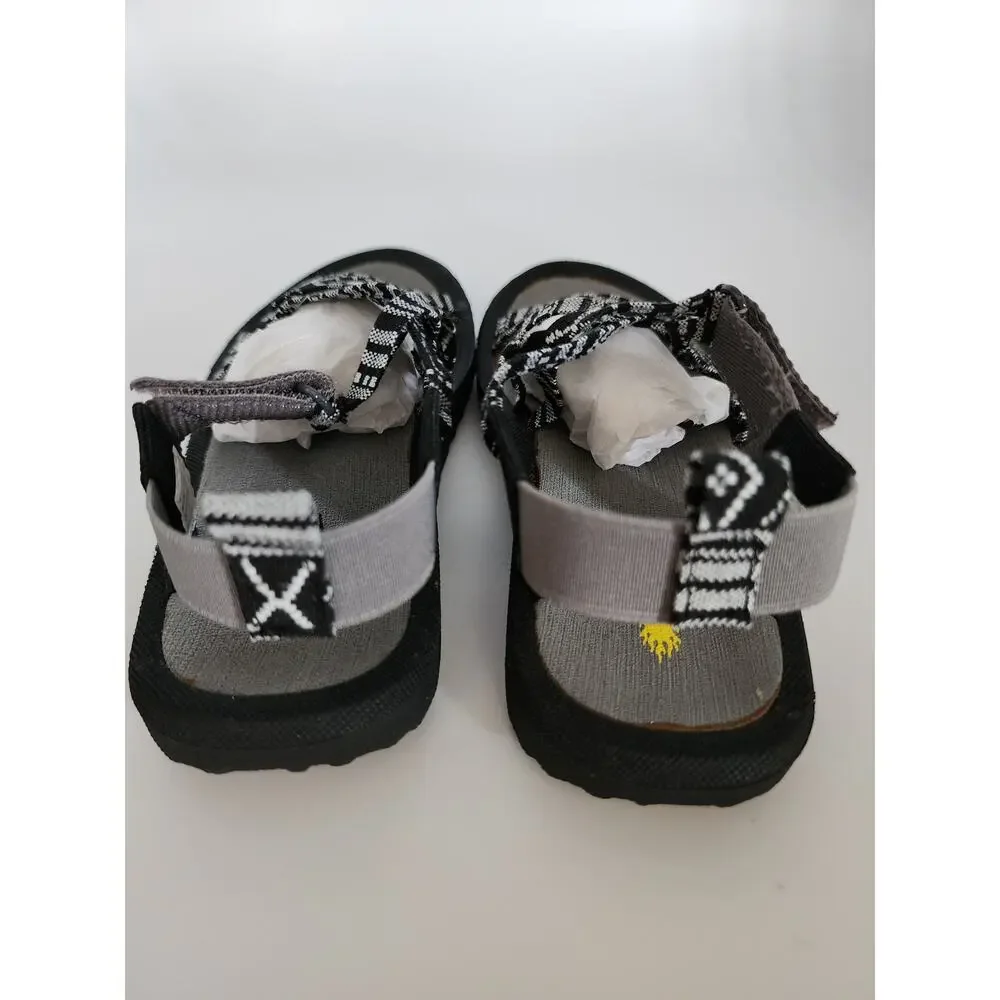 Volatile Kids Size 12 Black Kiwis Strappy Adjustable Sandals Outdoor